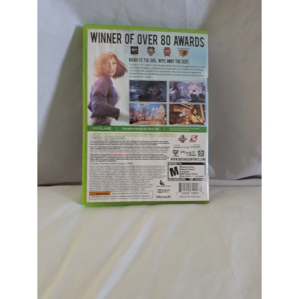 Bioshock Infinite Xbox 360 Game with Manual